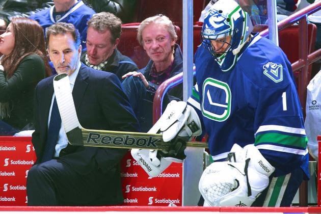 John Tortorella and Roberto Luongo