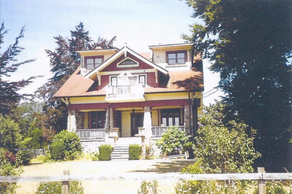 The Verdier house is a Brentwood Bay landmark built for Frank Verdier, who helped to plan the Malahat highway.