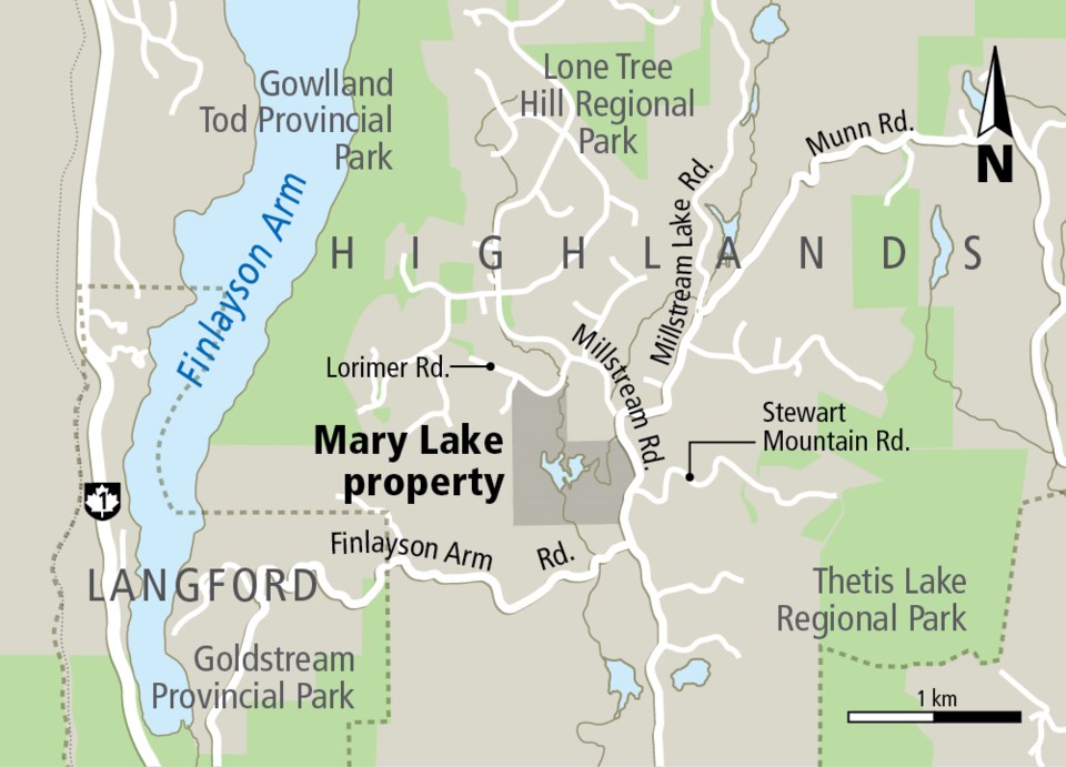 Map - Mary Lake