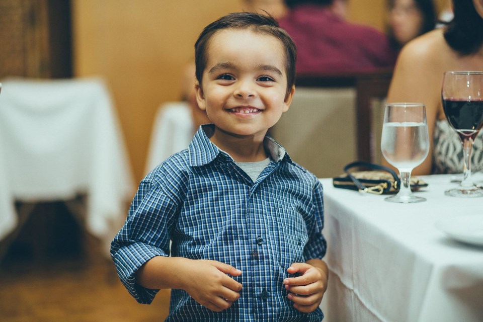 One of Joshua Weekes' mom's favourite pictures of her son. Last week, Joshua, 7, lost a near year-long battle against leukemia