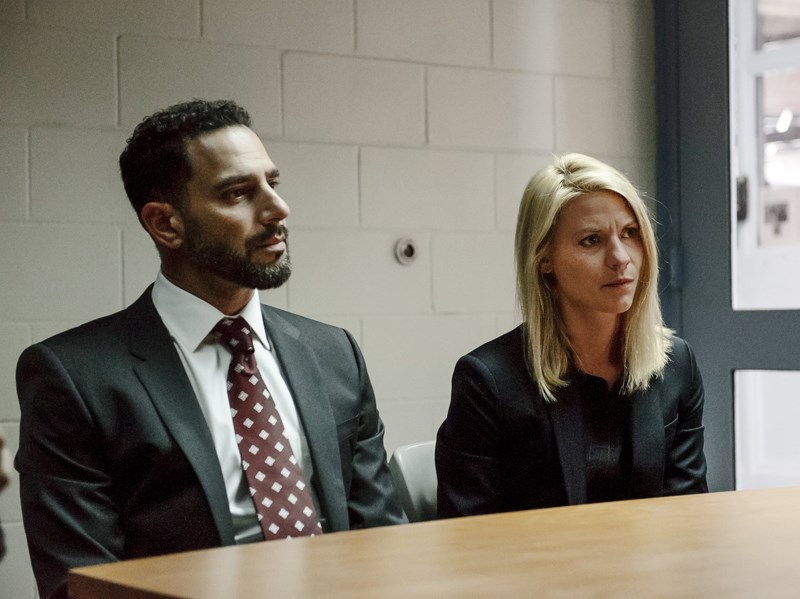Patrick Sabongui and Claire Danes in a scene from Showtime's Homeland.