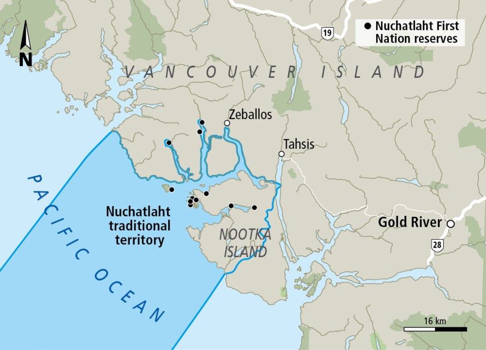 Map - Nuchatlaht First Nation