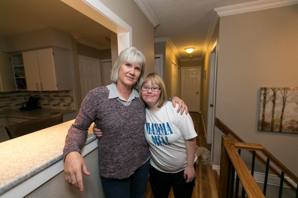 Jenny Jones and her daughter, Samantha, are battling with Community Living B.C. for stable funding for programs for Samantha.