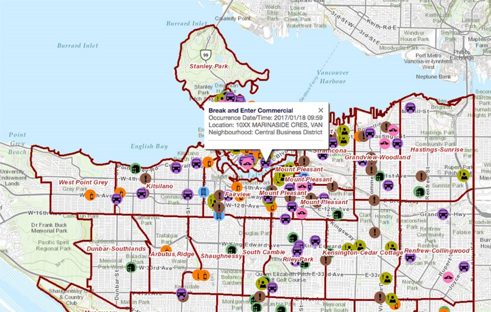 VPD geodash map