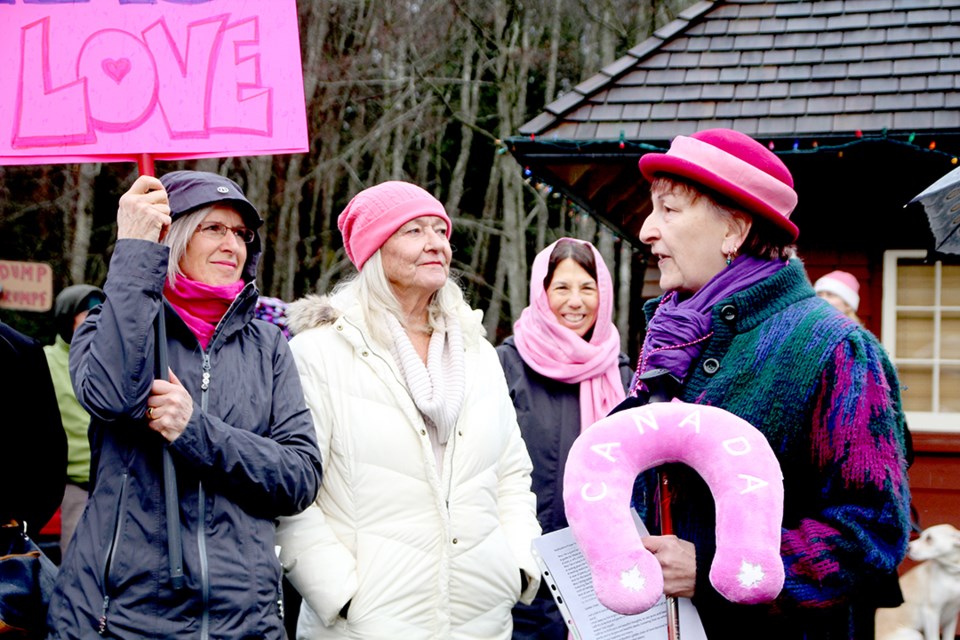 Debra Bramm, Barbara Wiltshire, Jlonka Bally-Brown (in behind) and Susanna Braund.