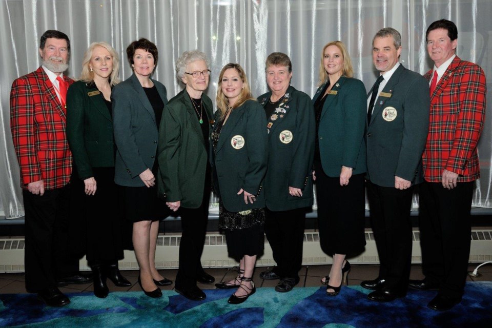 Introducing Hyack’s 2017 board: From left, Alan Wardle, Gloria Munro, Deb Sutherland, Gerda Suess, Bryn Ward, Brenda Adam, Lili De Capite, David Brett and David MacGrotty. Ryan Ferrer and Sean Della Vadova are missing from the photo.