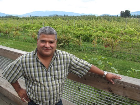 Ector DeLeon operates the Tulip Valley Winery, where visitors can also taste hard ciders in an old barn turned into a tasting room.