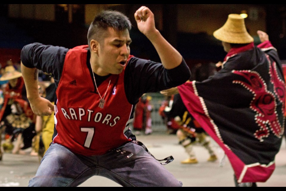 This year, at the Hobiyee festival at the PNE Forum, eight large First Nations dance groups totaling more than 650 performers will entertain the crowds in what is a free event and open to the public. Photo Wawmeesh Hamilton