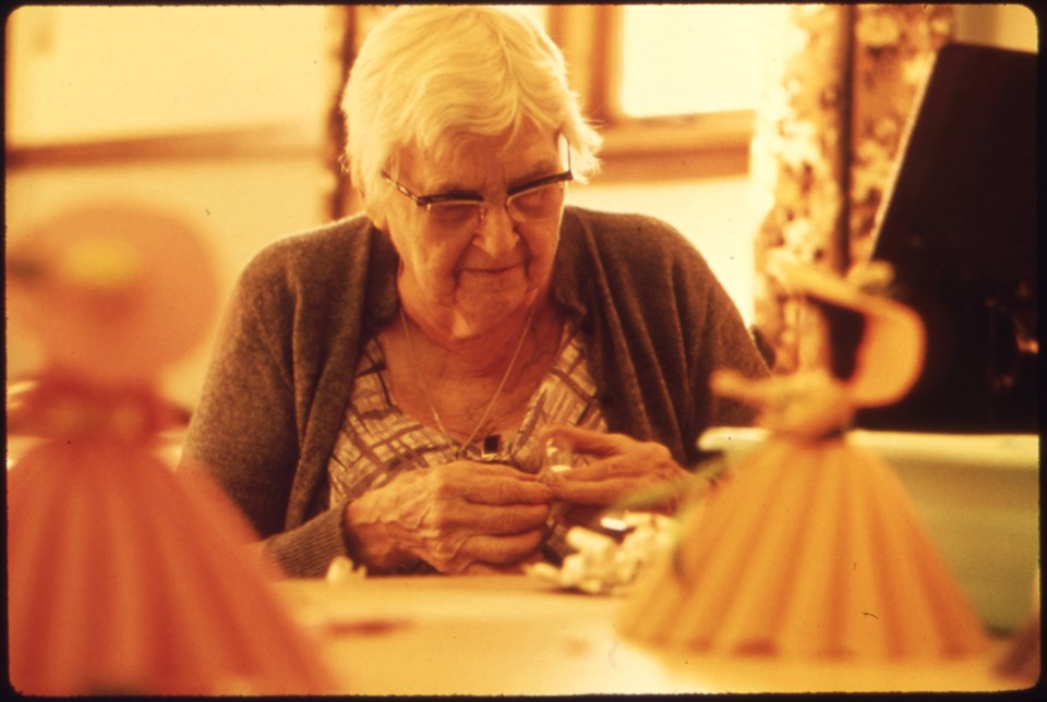 Senior in nursing home