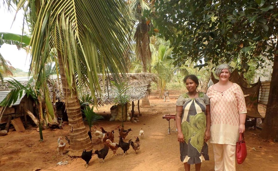 Kate Coffey in Sri Lanka