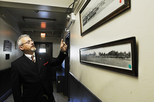 Seaforth Museum curator Rob MacDonald hopes to one day identify as many soldiers as possible included in the photographs that line the armoury's walls.