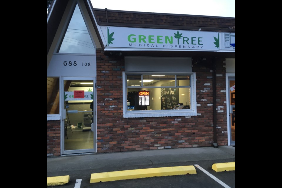 The Green Tree Medical Dispensary in Langford reopened on the weekend