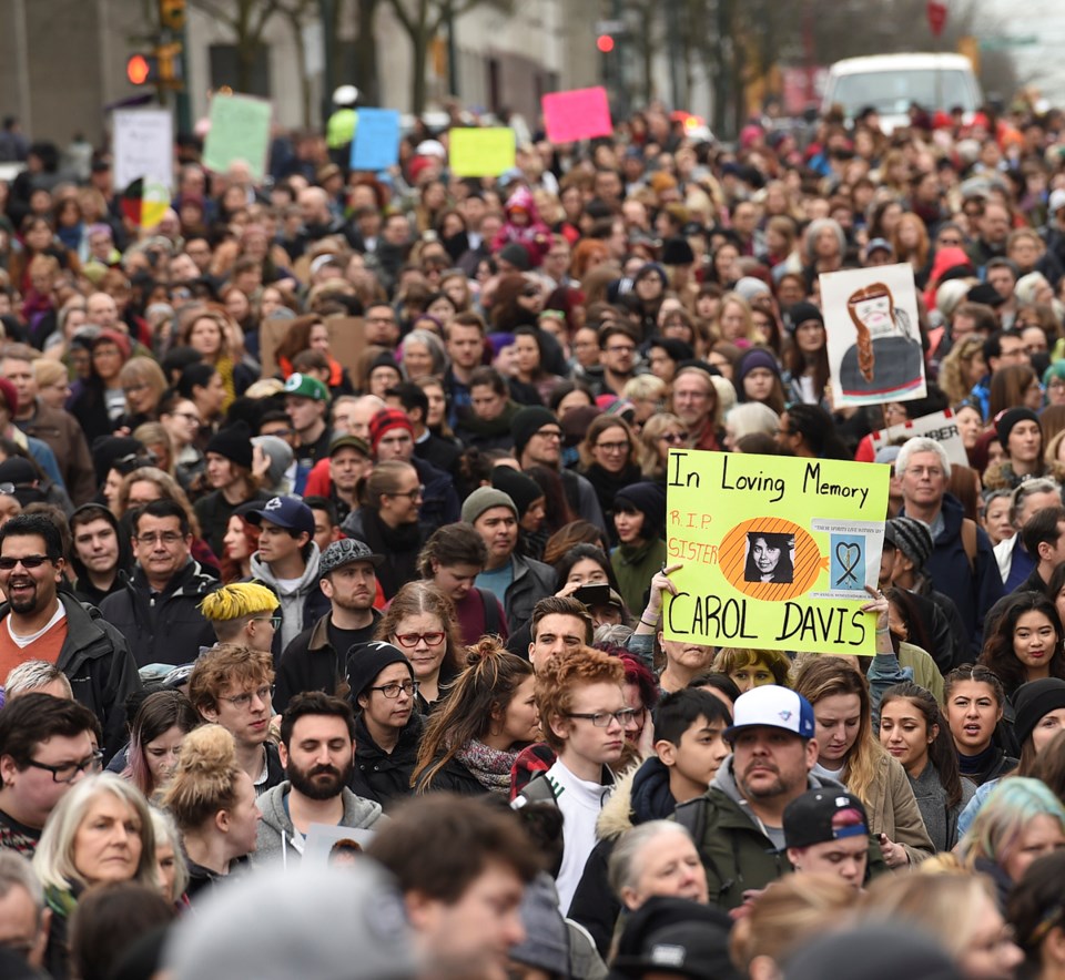 women's memorial march