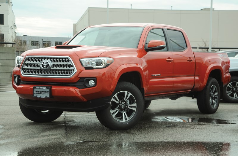 Not many vehicles better represent the urban mountain playground vibe of Vancouver’s North Shore than the Toyota Tacoma, writes reviewer Brendan McAleer. The 2017 TRD Pro version will cost you something like $55,000, but you get a lot of street cred, both on-road and off, for that cash. It is available at Jim Pattison Toyota in the Northshore Auto Mall. photo Mike Wakefield, North Shore News