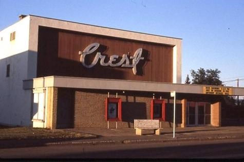 The Crest Theatre seen in 1983. The theatre opened in 1953, according to cinematreasures.org, and was one of three movie houses in the city.