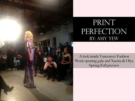 Xsenia and Olya spring and fall fashion show at Vancouver's Autoform.