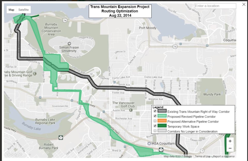 Pipeline route