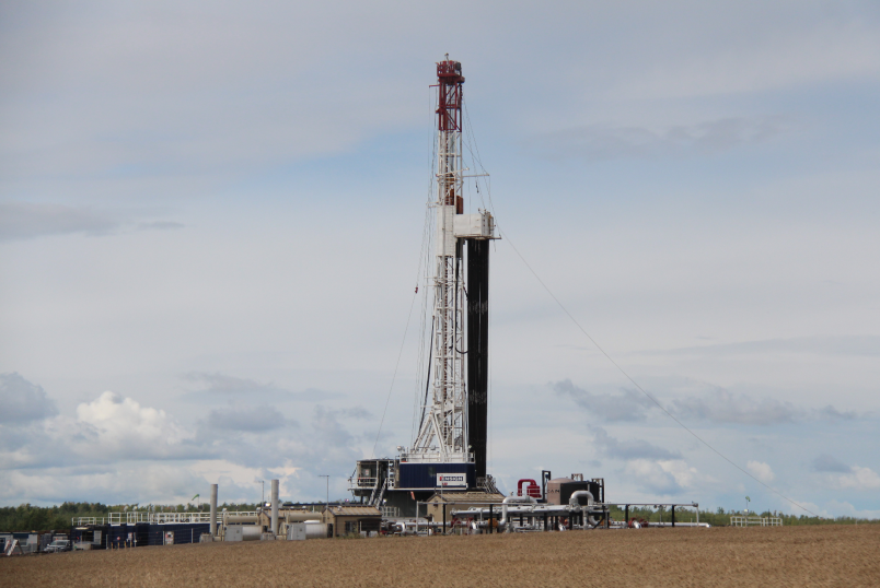 A drilling rig near Farmington. File Photo