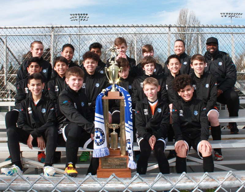 The Royal City boys under-14 Lions prevailed in the Commonwealth Cup final, edging Vancouver United Ajax 3-2.