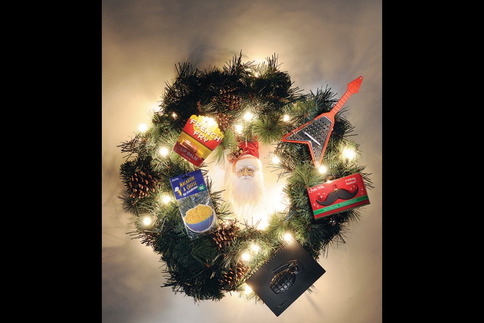 From bacon jam and Canucks garden gnomes to moustache baking molds and swine flu hankies, here¹s our annual gift guide of the hip, the unusual and the plain disturbing.