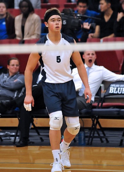 Burnaby native Justin Yee was named the PacWest’s men’s volleyball rookie of the year last week.