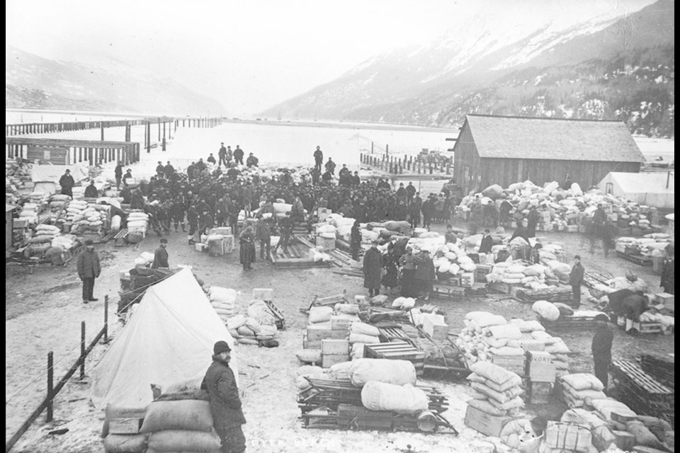 Dyea Beach, Alaska, 1897. Image D-04430 Courtesy of Royal B.C. Museum and Archives