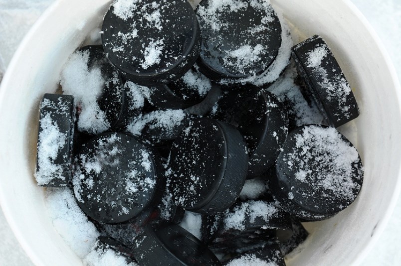 Hockey pucks