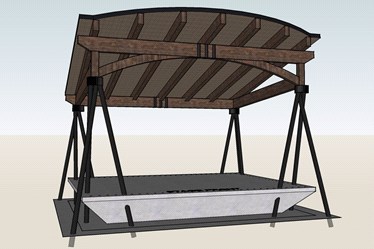 maclean park stage canopy drawing