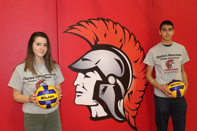 RDPC’s top athletes for the month of October are Hayley Sylvester and Jasraj Kullar