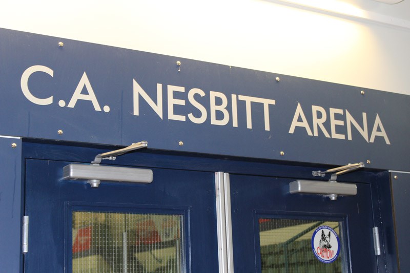 C.A. Nesbitt Arena closed.