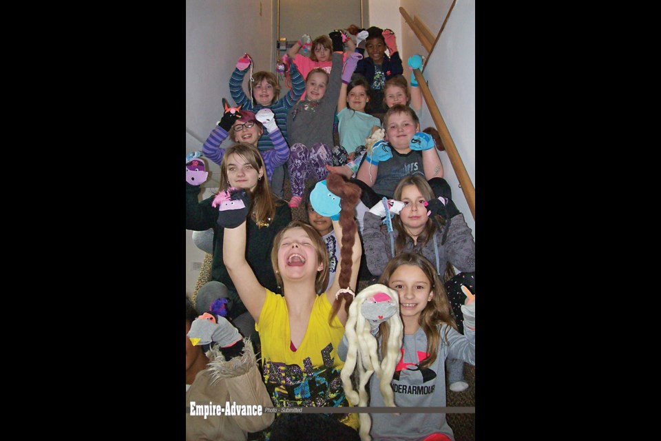 This year Border Regional Library celebrated Family Literacy Day by having a Sock Puppet Workshop. Colleen Andersen captivated 14 young people in the art of sock puppetry. They went on to tell stories and make some fantastic puppets!