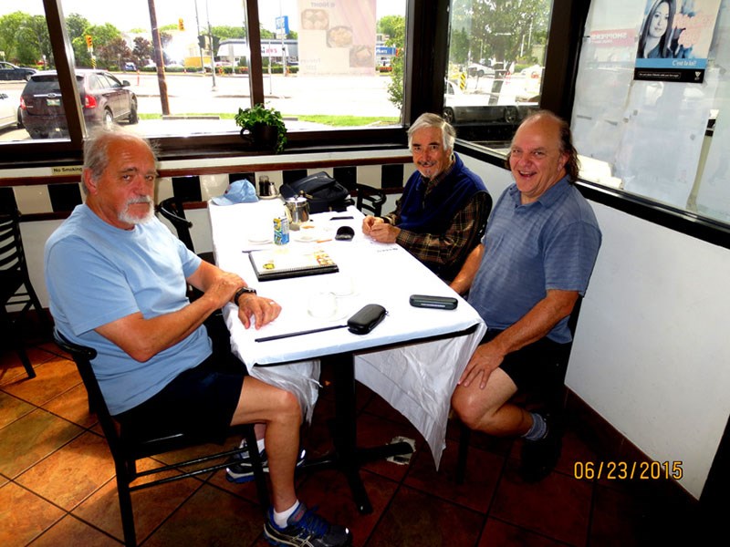 From left to right, Phil Geis, Doug Evans and Ted Nelson.