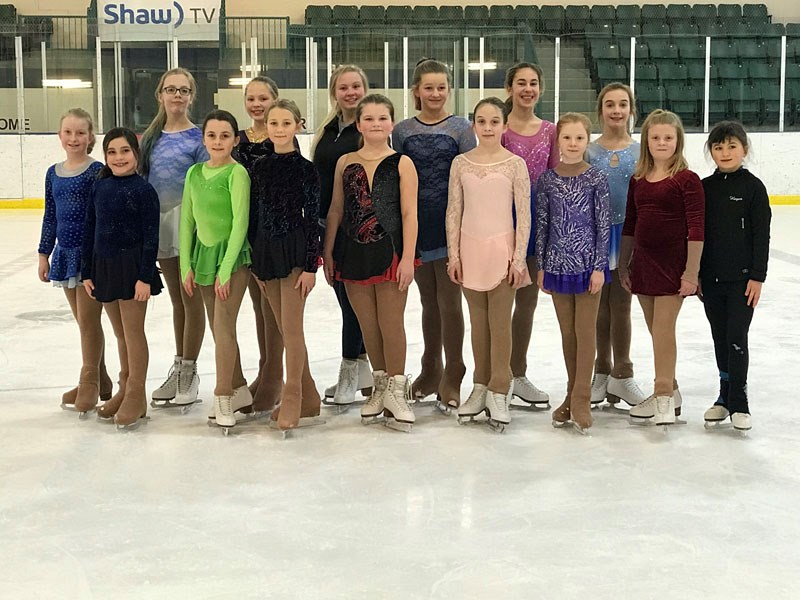 Skate Thompson skaters who attended the Norman Regionals in Flin Flon. Jan. 27-28, accompanied by Su