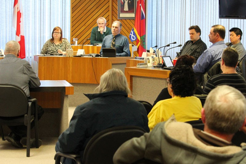 A snapshot of the most recent Thompson city council meeting, which took place April 9.