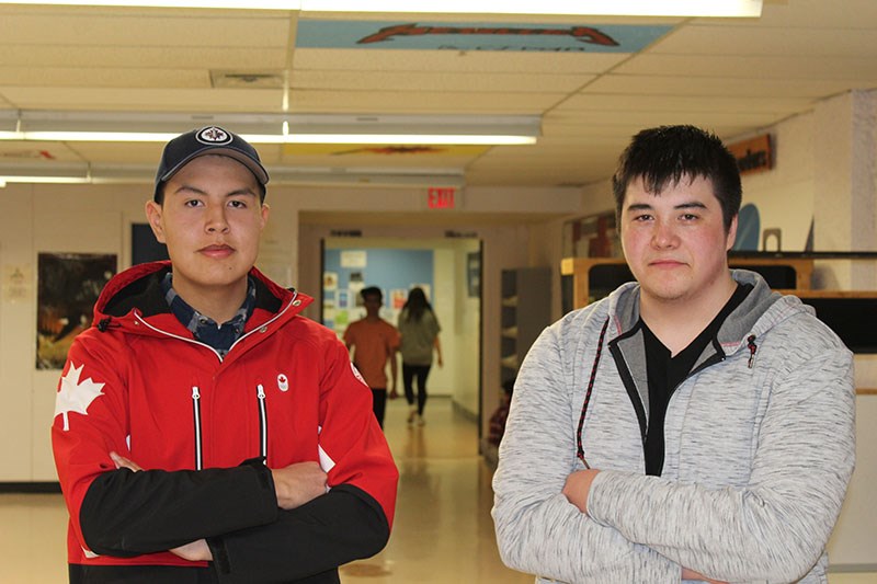 David Outchikat (left) and Henry Fortin (right) will be attending the Royal Military College of Cana