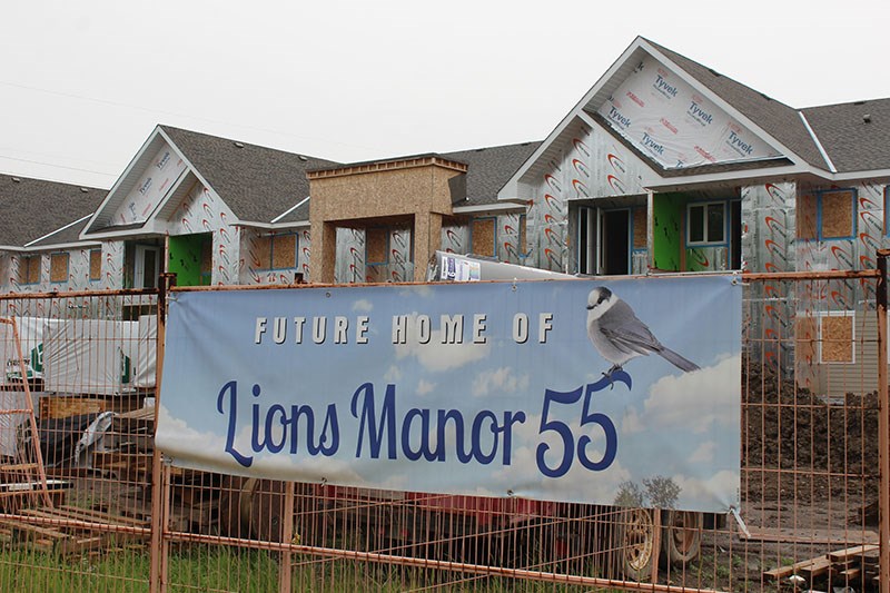The Lions Manor 55 senior living complex on Station Road on Aug. 7. Construction on this project started in July 2017 and is set to wrap up sometime in the spring of 2019.
