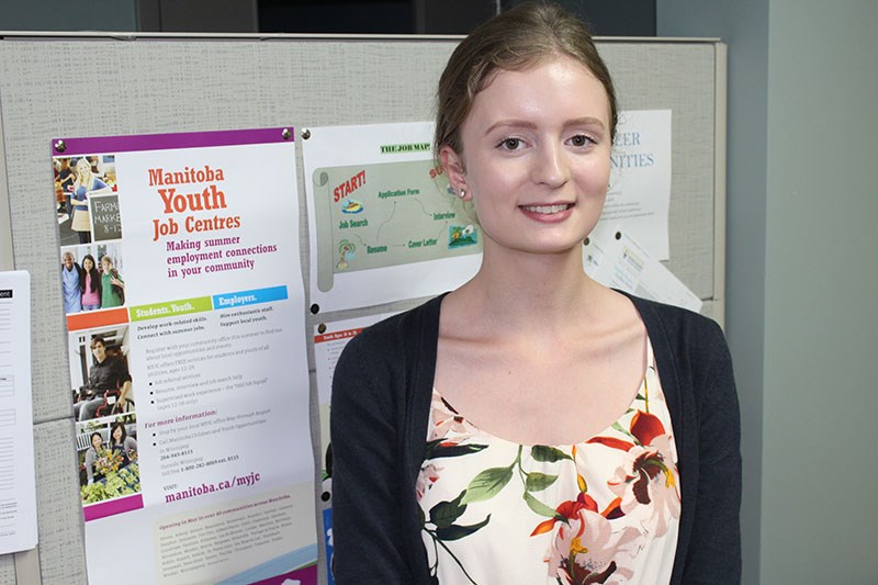In March, Camryn Turton was hired as the youth engagement leader for the Manitoba Youth Job Centre’s