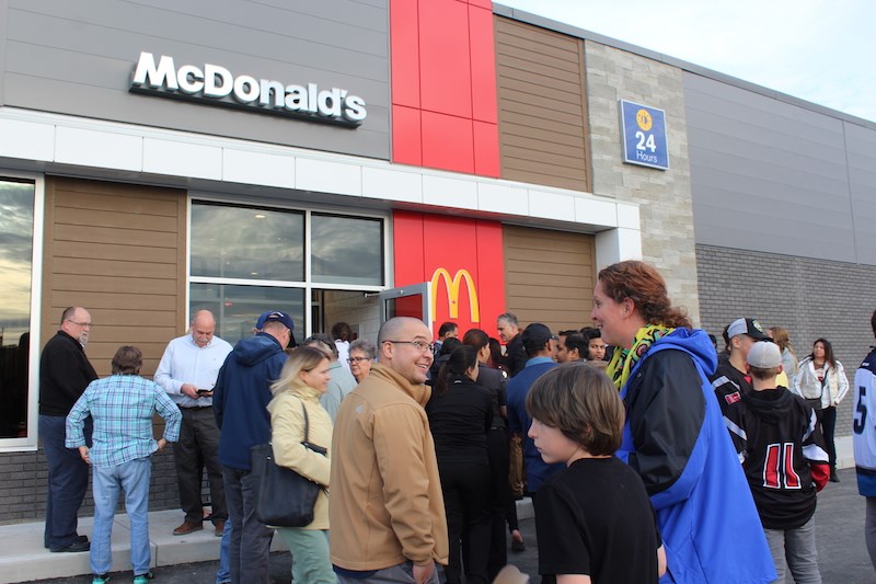 Two days before its official grand opening took place, the staff of the new Thompson McDonald’s hosted a sneak preview event for local business owners, city officials and other invited guests.