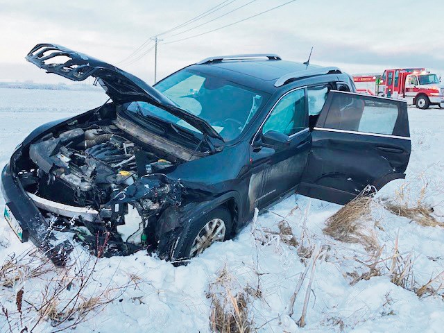 Tuesday, Dec. 4 Mark Humphries attempted to avoid a vehicle that failed to stop at an intersection on PR 542 southwest of Elkhorn. His vehicle spun out of control. He suffered only bumps and bruises.