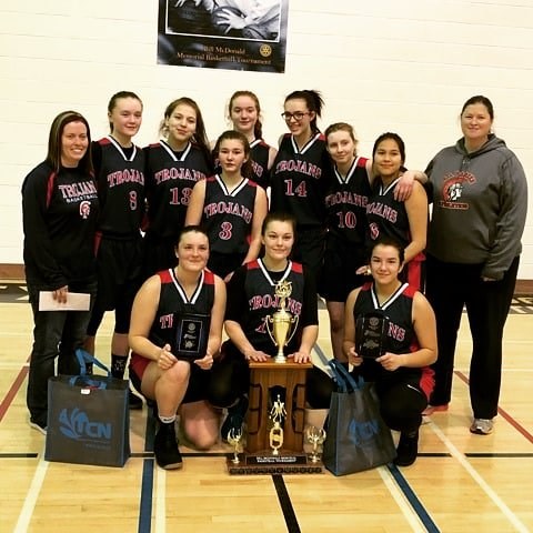 R.D. Parker Collegiate’s senior girls’ basketball team won their first tournament of the season Dec.