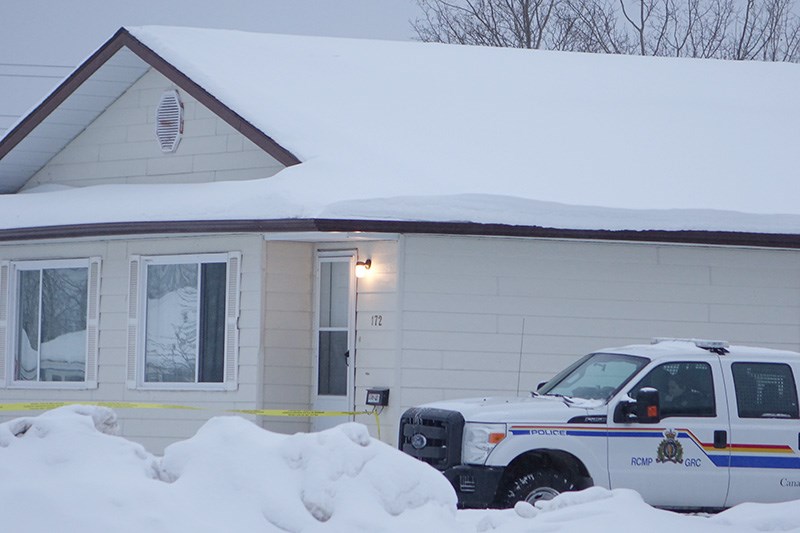 RCMP were at a crime scene on Queen’s Bay in the Eastwood area of Thompson Jan. 7.