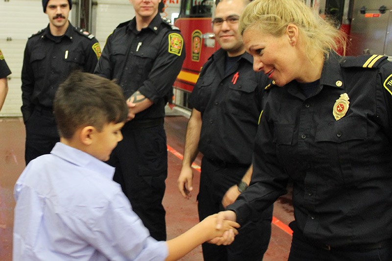 Thompson firefighter/paramedic Ashling Sweeny was one of five new appointments to the Manitoba Polic