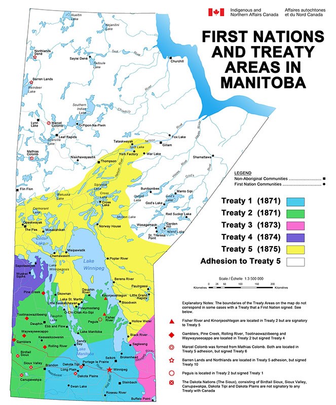 treaty map manitoba