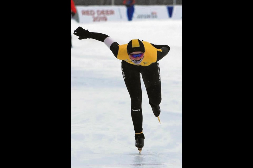 Virden's Kennedy Charles placed 15th overall in the 1,500-metre at the 2019 Canada Winter Games in Red Deer, Alta.