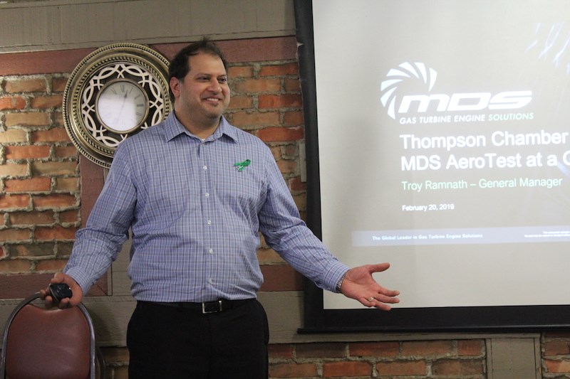 Troy Ramnath at Thompson Chamber of Commerce (Feb. 20, 2019)