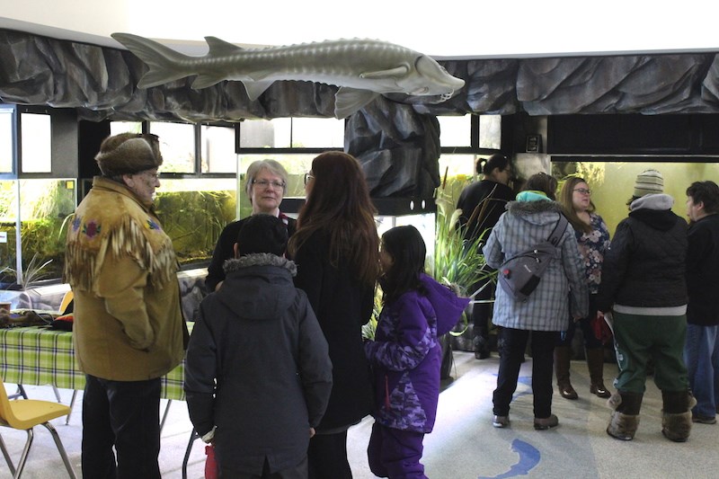 The Boreal Discovery Centre’s new lake sturgeon habitat was designed and implemented by F&D Scenes Changes out of Calgary.