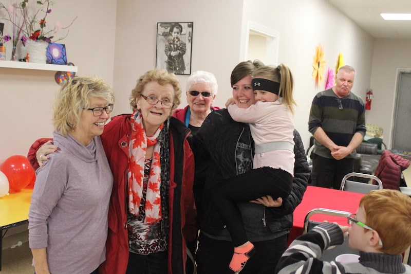 Friends, family and fellow Red Cross volunteers surprised 83-year-old Norma Leahy on April 9 to celebrate her 25 years of volunteering with the organization.