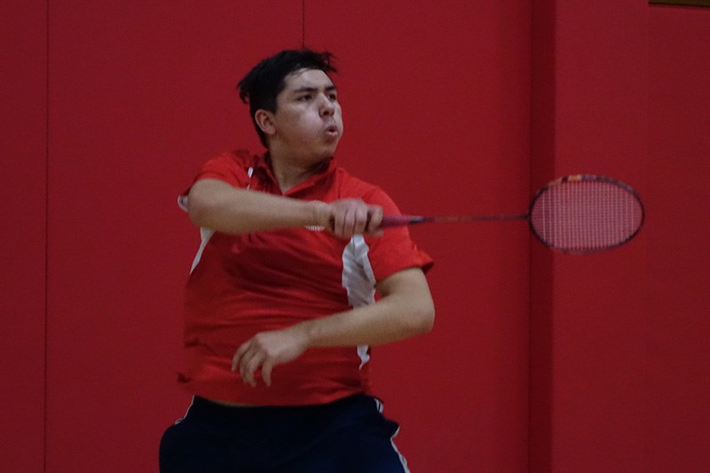 Gavin Alcock was R.D. Parker Collegiate’s top finisher at the badminton provincials in Thompson May 3-4, taking eighth spot in the boys’ singles division. (Click arrows to view more photos.)