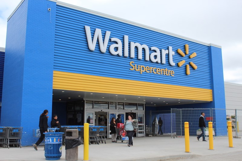 The exterior of the Thompson Walmart May 16.