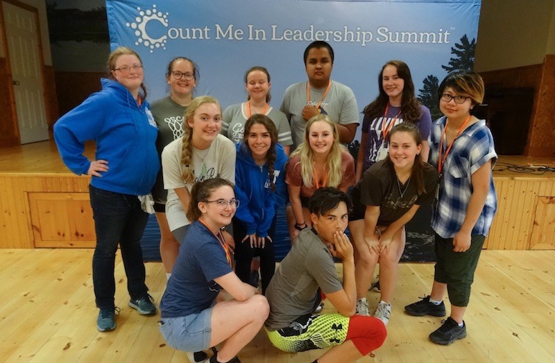 Reese St. Pierre at Count Me In global student leadership summit